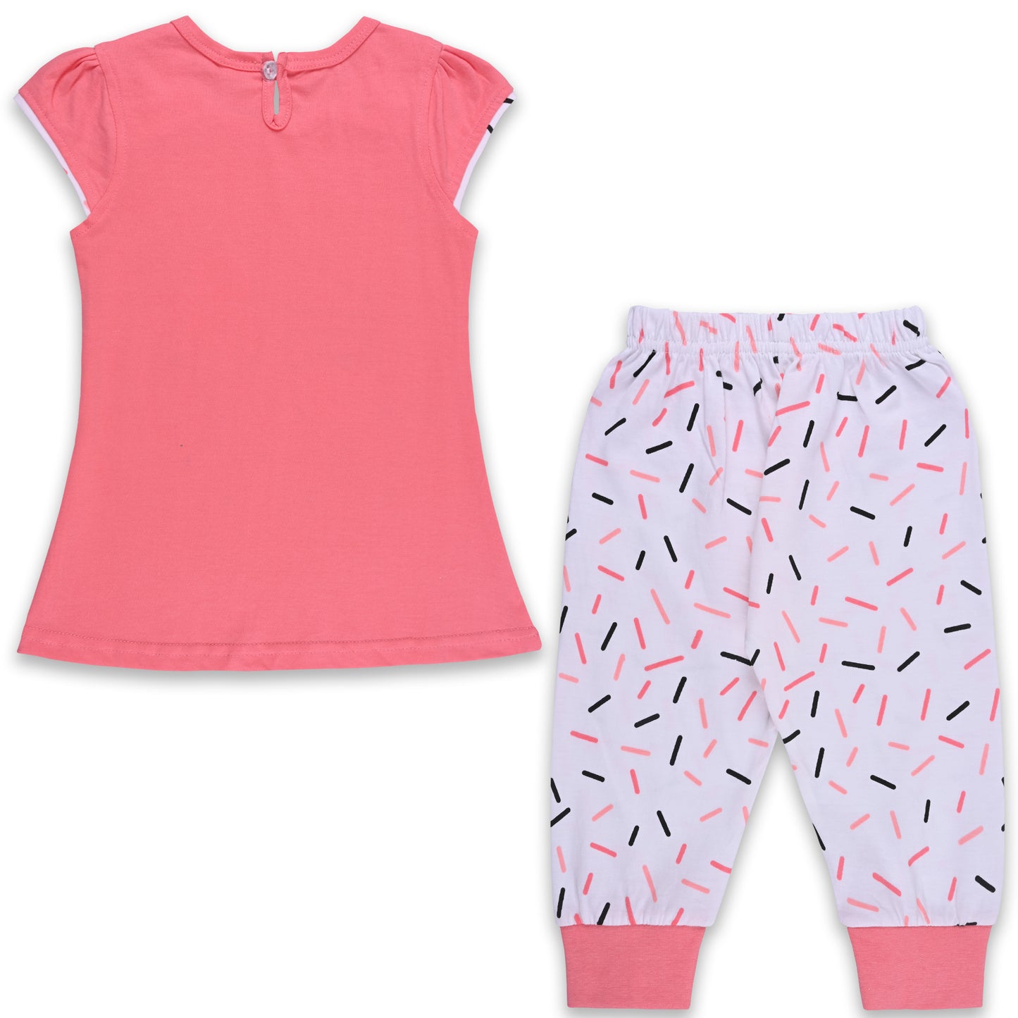 Girls Printed Top and Pant Clothing Set