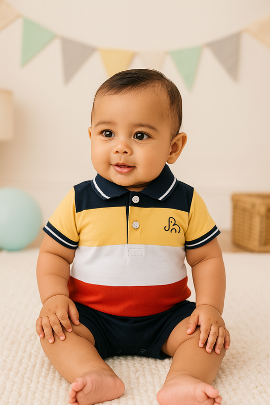 Wish Karo Kids Rompers For Baby Boys-(bt79ylw)