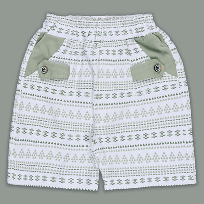 Boys Cotton T-shirt and Shorts Partywear Set