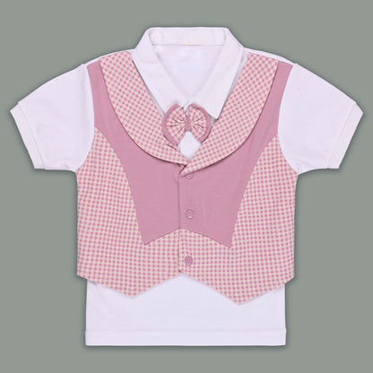 Boys Cotton T-shirt and Shorts Partywear Set bt826