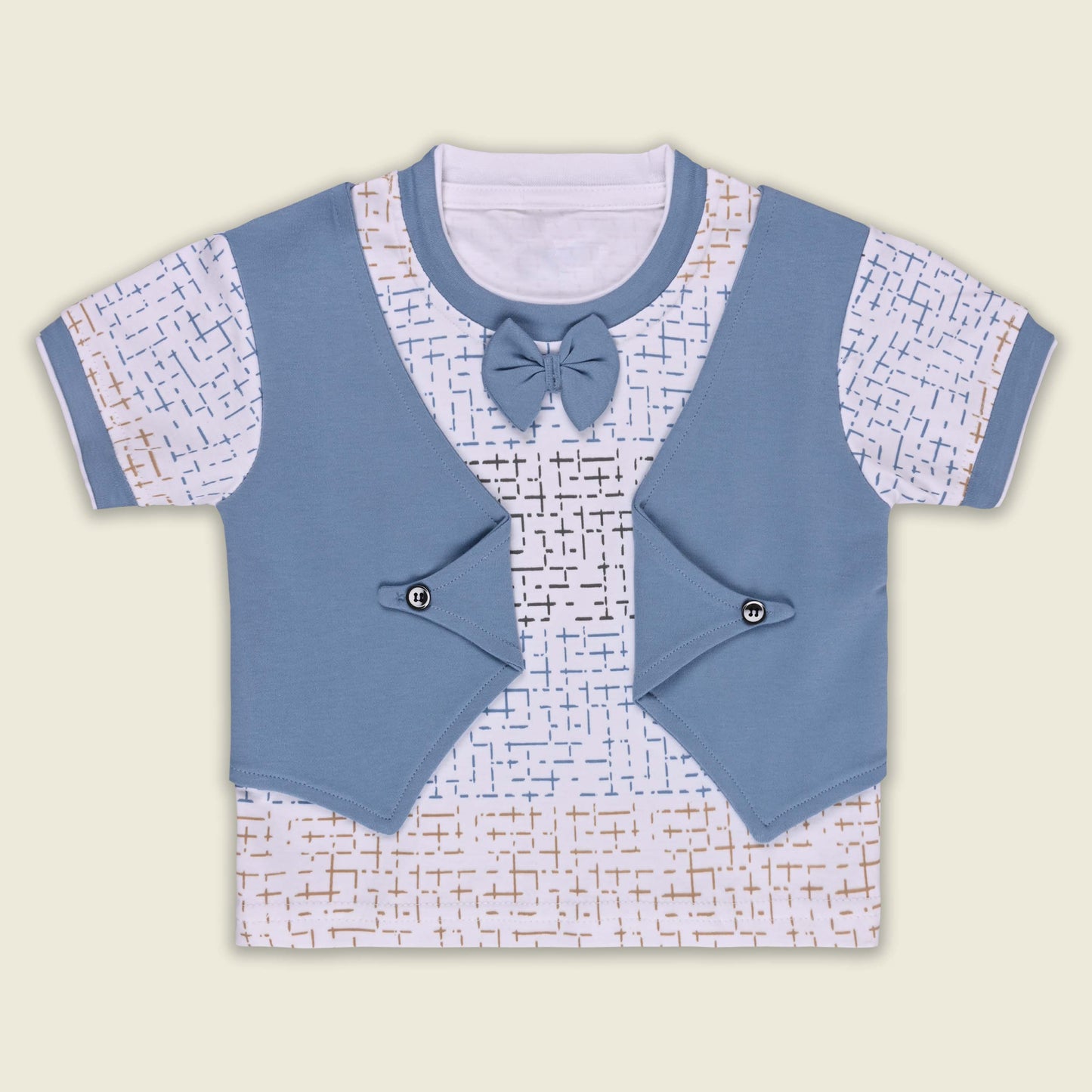 Boys Cotton T-shirt and Shorts Partywear Set bt827