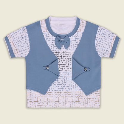 Boys Cotton T-shirt and Shorts Partywear Set bt827