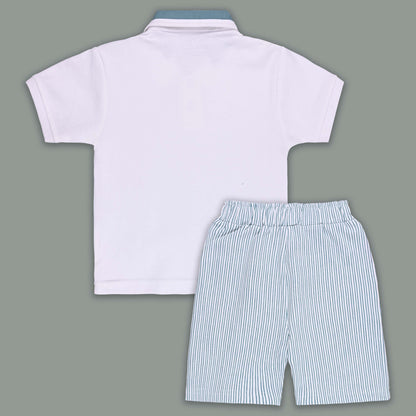 Boys Cotton T-shirt and Shorts Partywear Set bt830