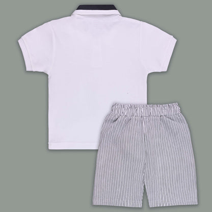 Boys Cotton T-shirt and Shorts Partywear Set bt830