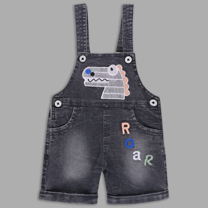 Boys Striped T-shirt and Denim Dungaree Set