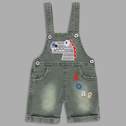Boys Striped T-shirt and Denim Dungaree Set