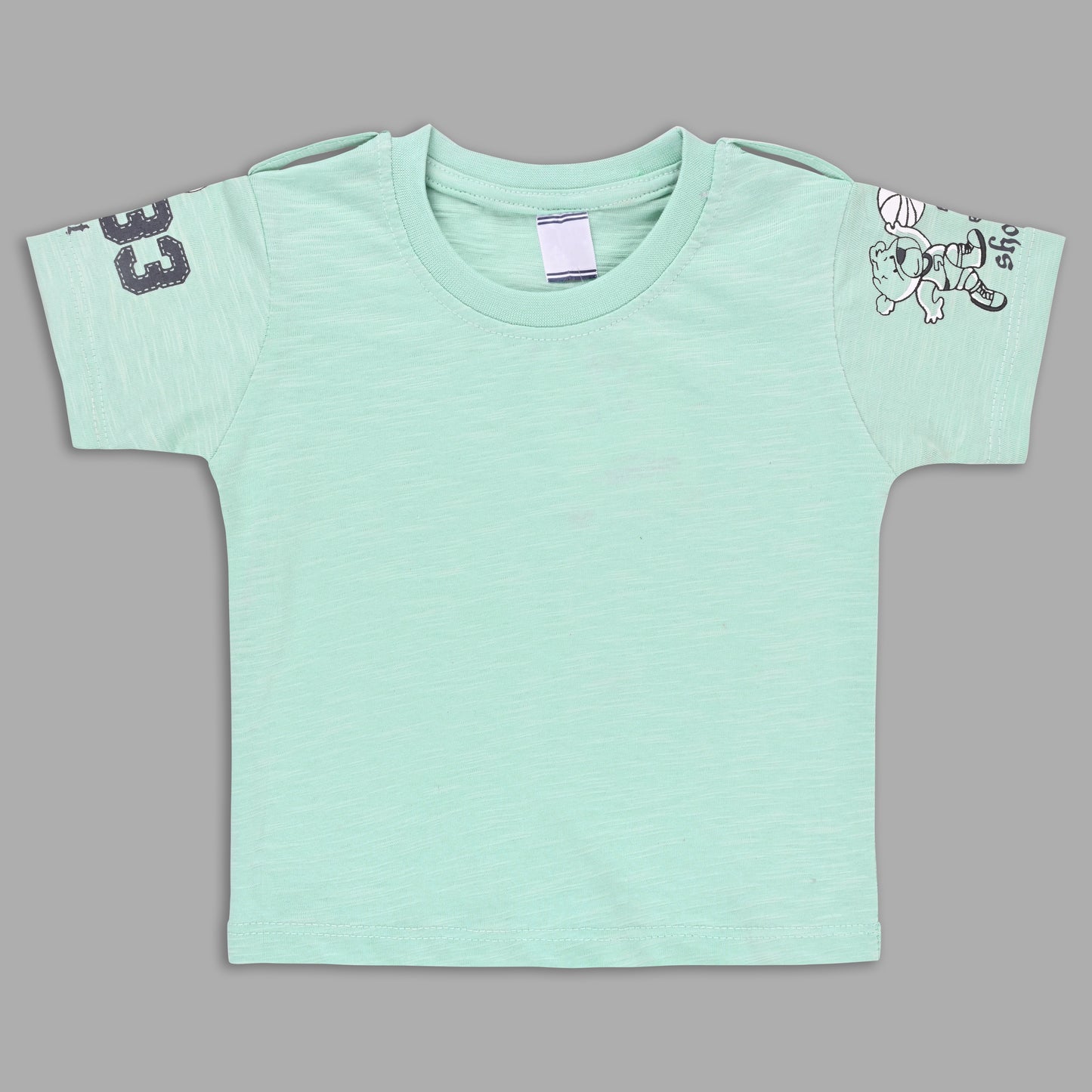 Boys Striped T-shirt and Denim Dungaree Set