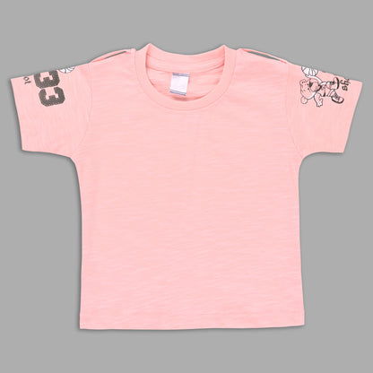 Boys Striped T-shirt and Denim Dungaree Set