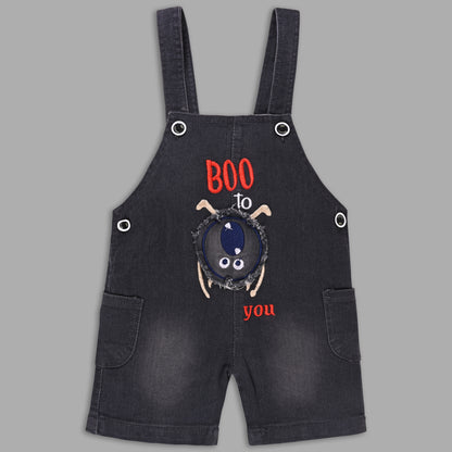 Boys Striped T-shirt and Denim Dungaree Set