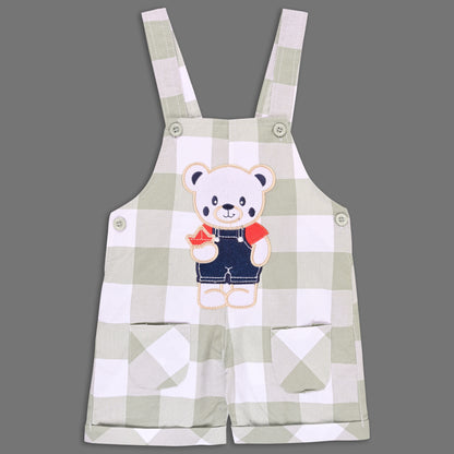 Boys Striped T-shirt and Denim Dungaree Set