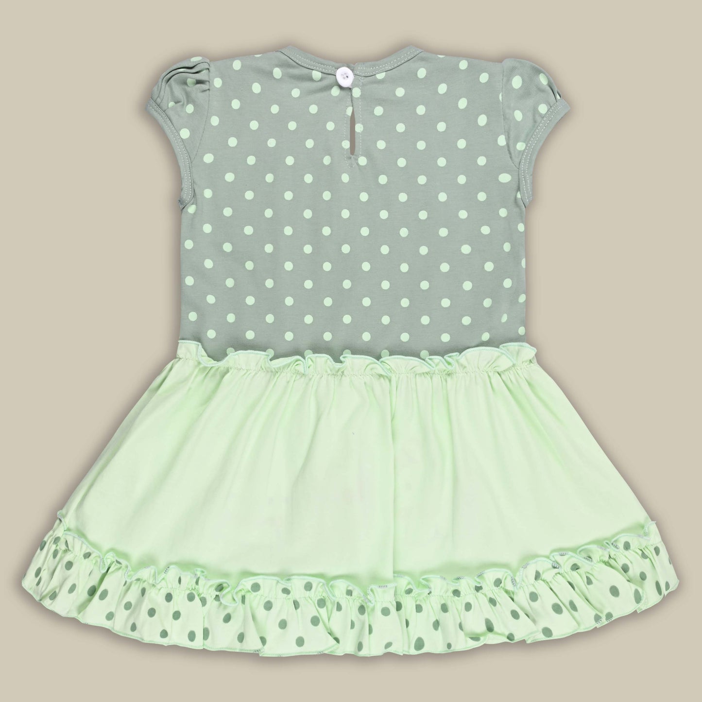 Girls Hello Kitty Embroidered Cotton Casual Dress