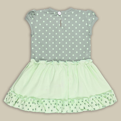 Girls Hello Kitty Embroidered Cotton Casual Dress