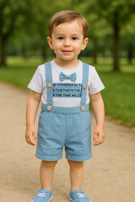 Wish Karo Kids Dungaree For Baby Boys-(bt93)