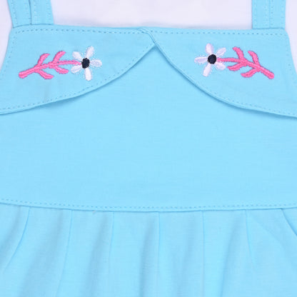 Baby Girls Applique A-Line Frock Dress With Brief