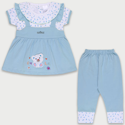 Girls Printed Top and Pant Clothing Set