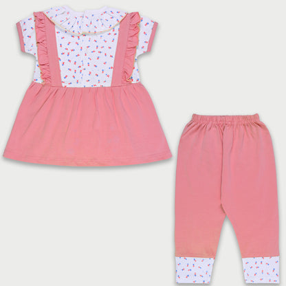 Girls Printed Top and Pant Clothing Set