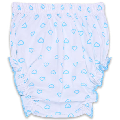 Baby Girls Printed A-Line Frock Dress With Brief