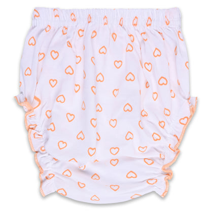 Baby Girls Printed A-Line Frock Dress With Brief