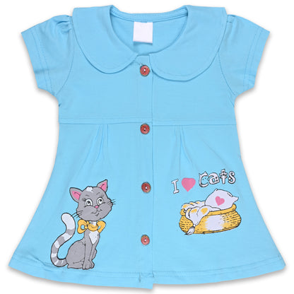 Baby Girls Graphic Print Top and Pant Clothing Set