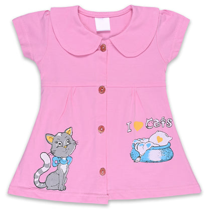 Baby Girls Graphic Print Top and Pant Clothing Set
