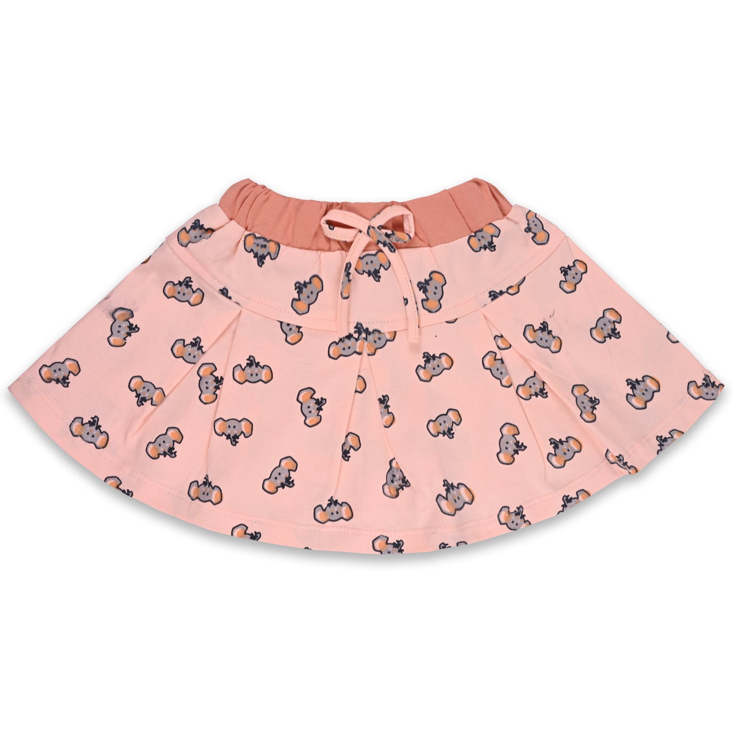 Girls Graphic Print Top and Skirt Clothing Set