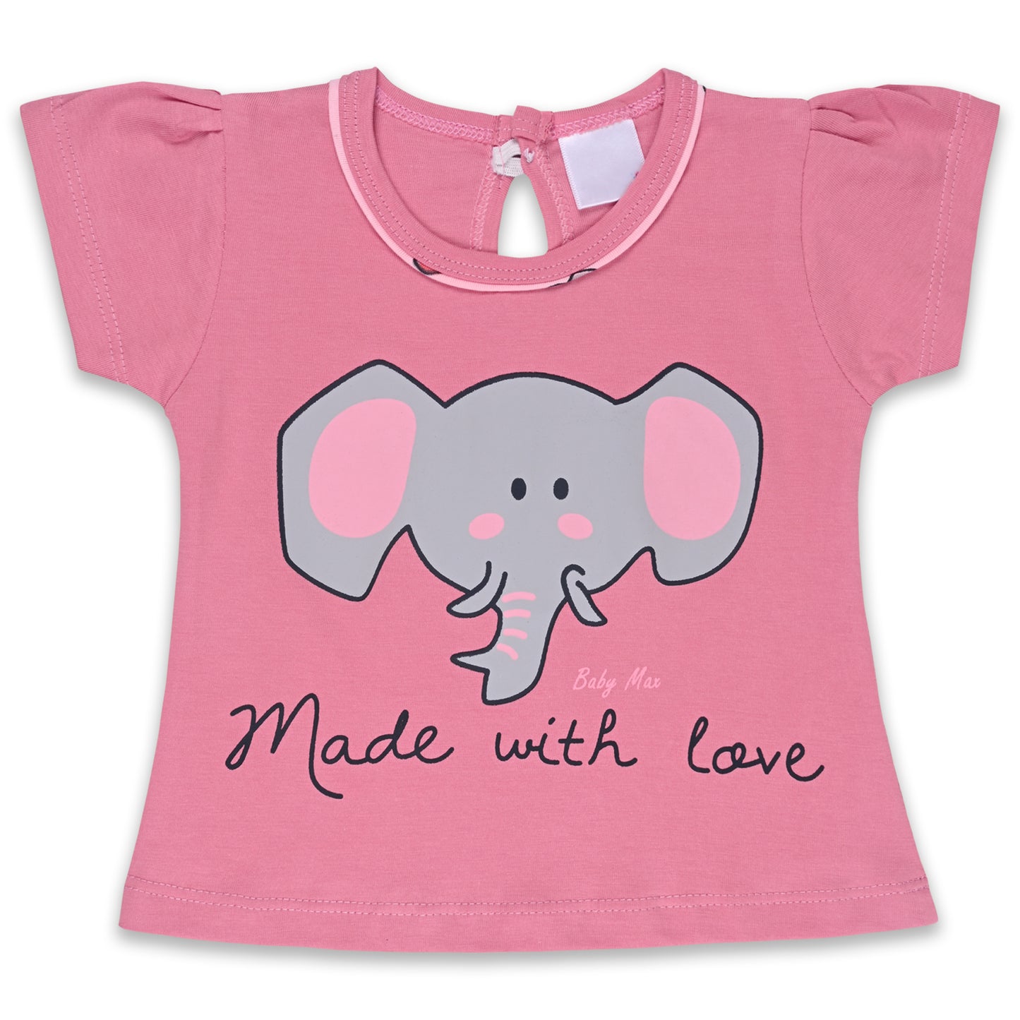 Girls Graphic Print Top and Skirt Clothing Set