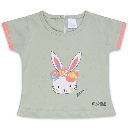 Baby Girls Graphic Print Top and Skirt Clothing Set