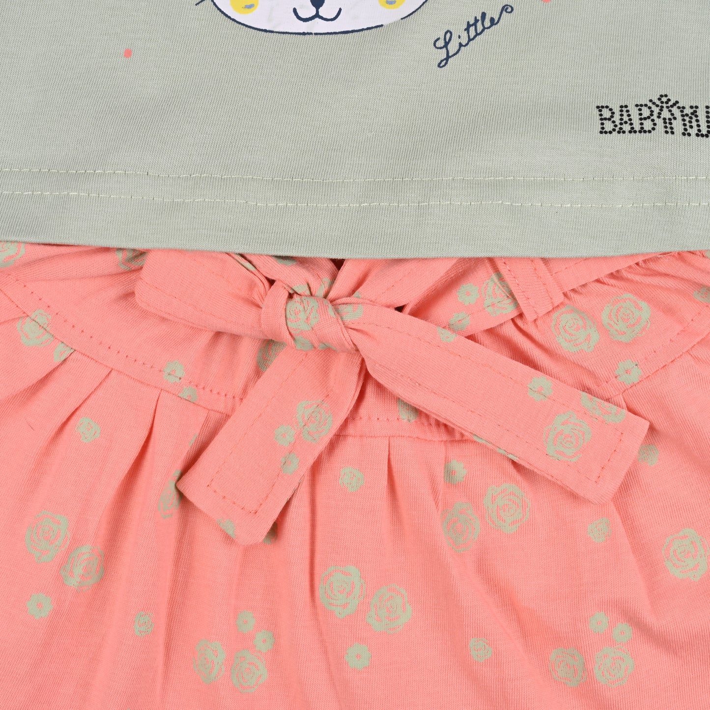 Baby Girls Graphic Print Top and Skirt Clothing Set
