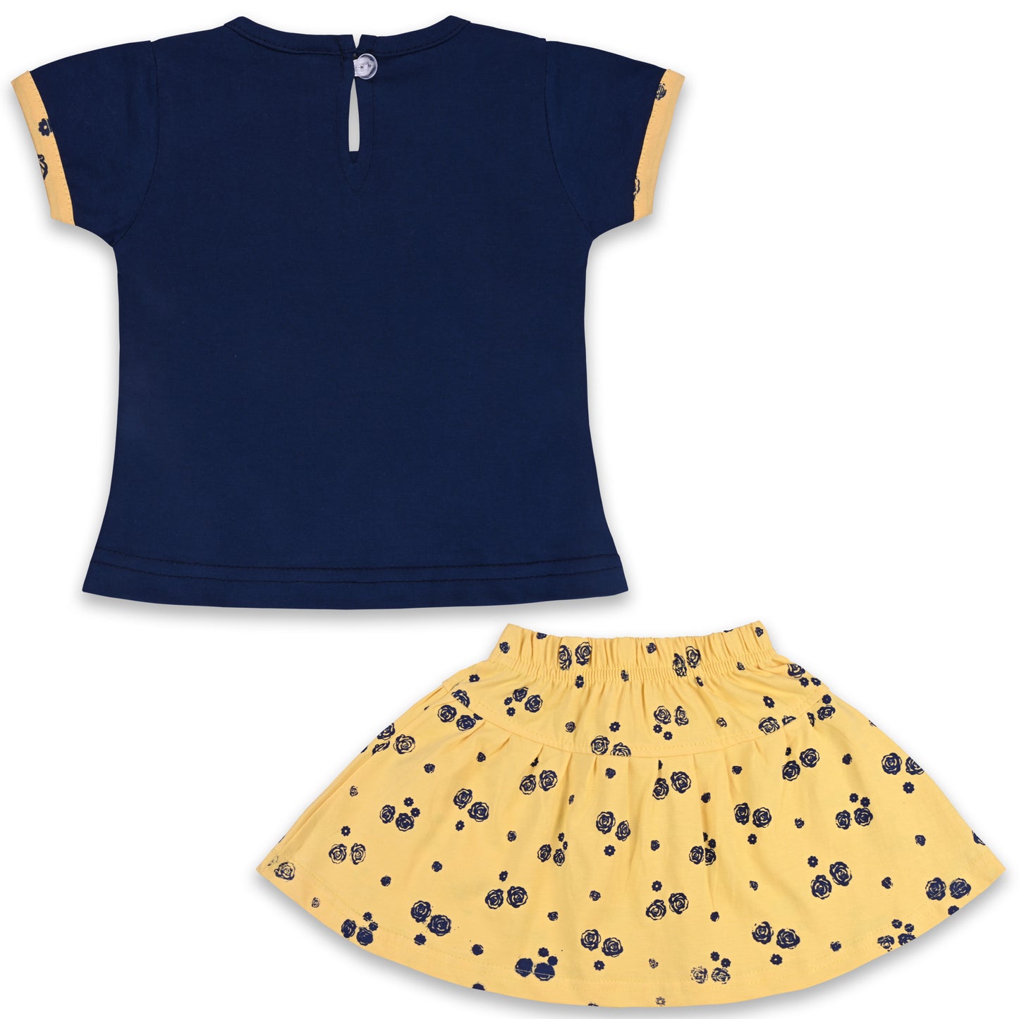 Baby Girls Graphic Print Top and Skirt Clothing Set