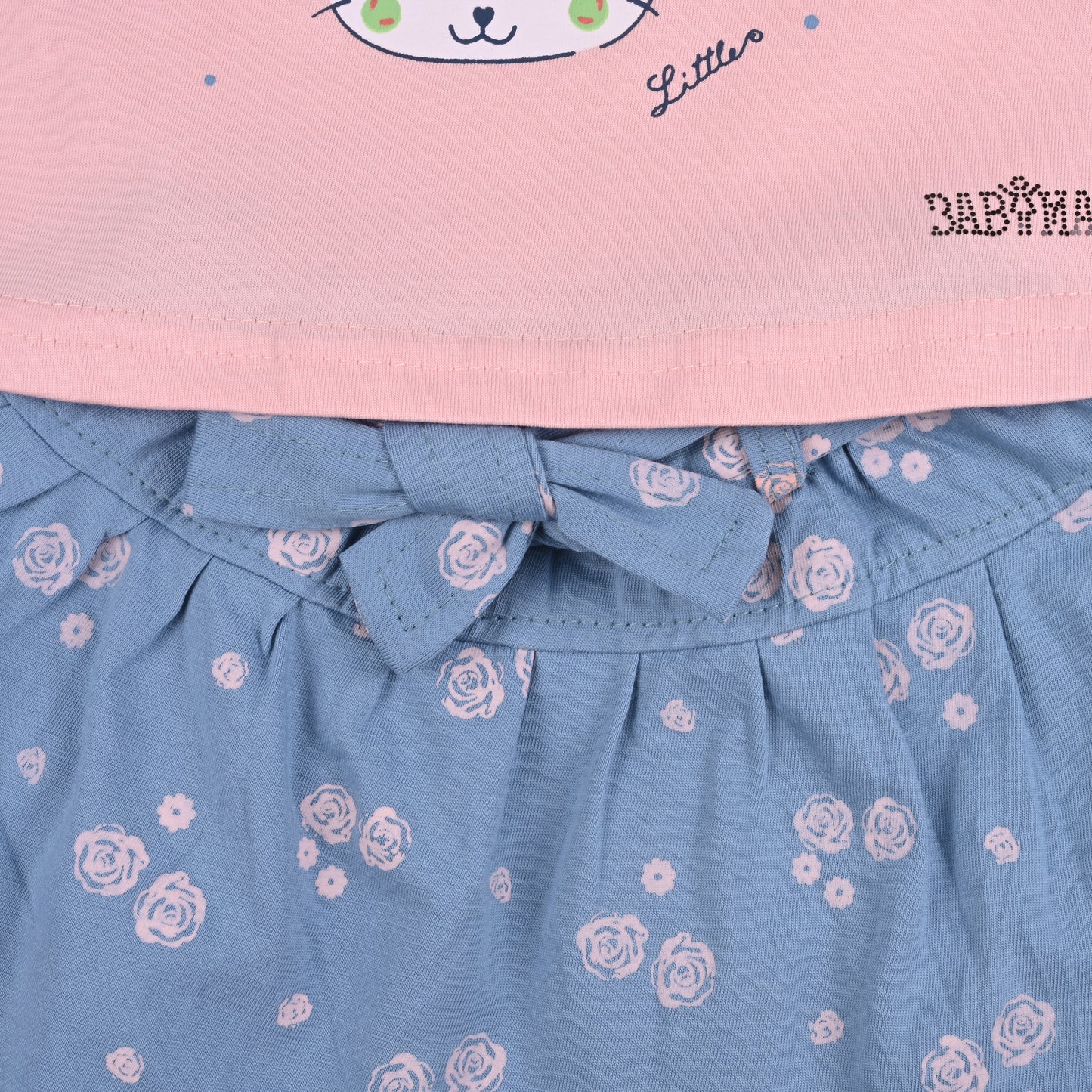 Baby Girls Graphic Print Top and Skirt Clothing Set