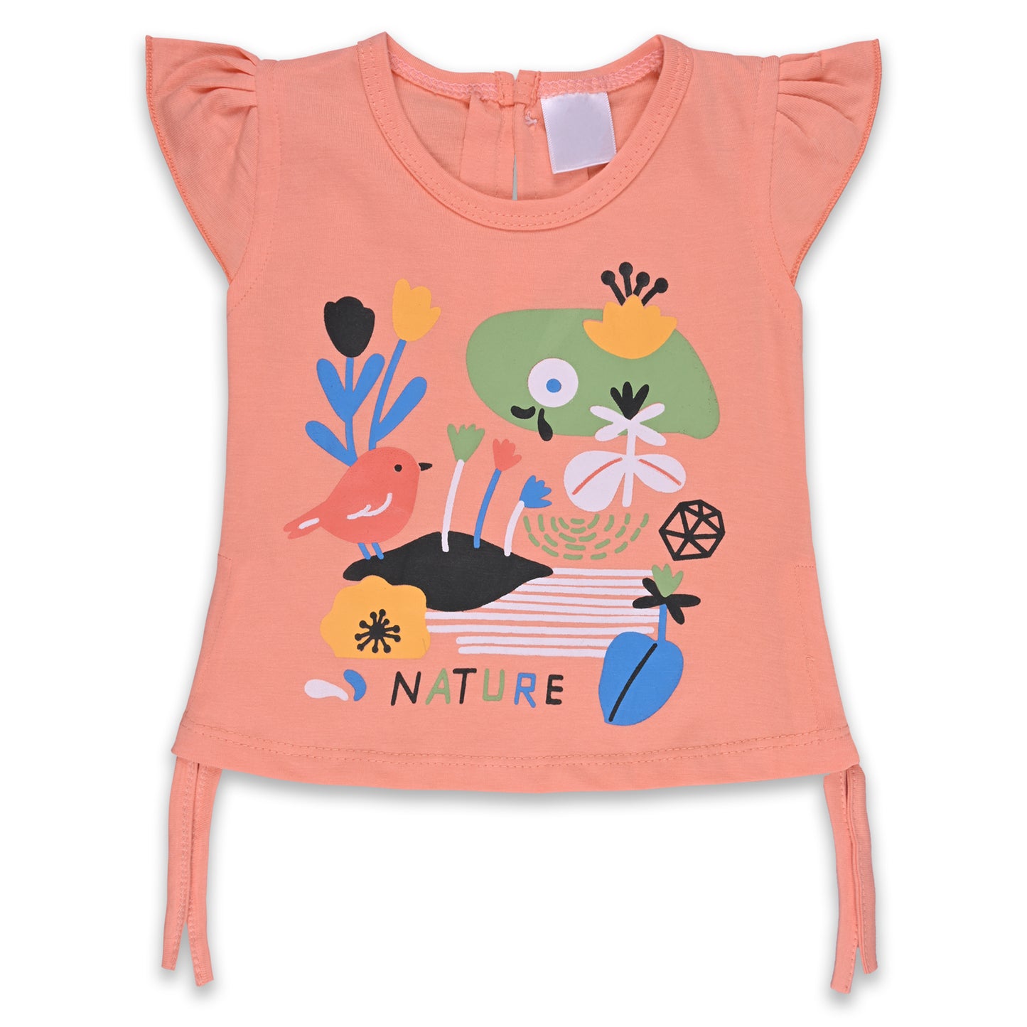 Baby Girls Graphic Print Top and Skirt Clothing Set