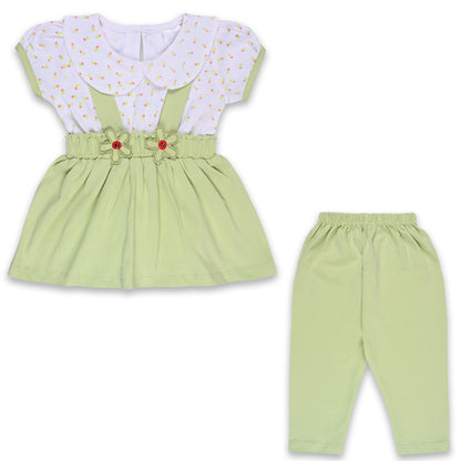 Baby Girls Polka Print Top and Pant Clothing Set