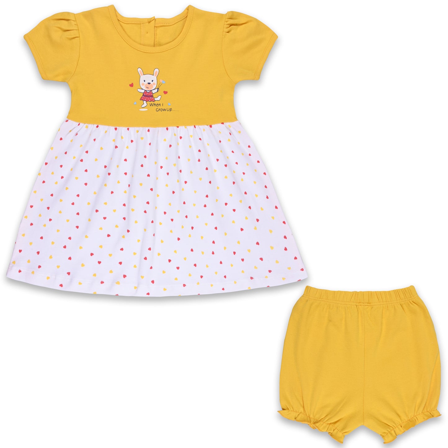 Girls Polka Dot Print A-Line dress