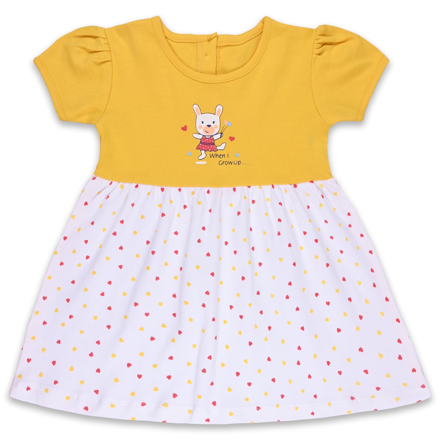 Girls Polka Dot Print A-Line dress