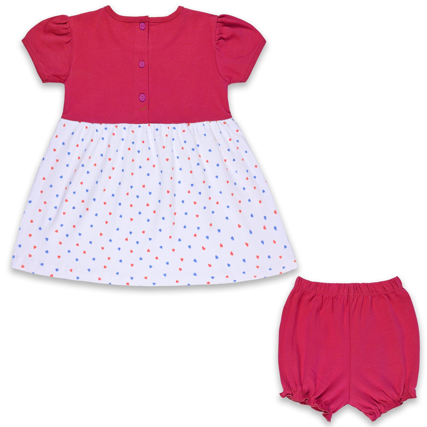 Girls Polka Dot Print A-Line dress