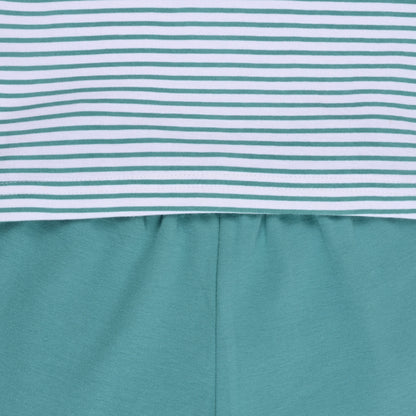 Baby Boys T-Shirt With A Printed Deign And Solid Pant