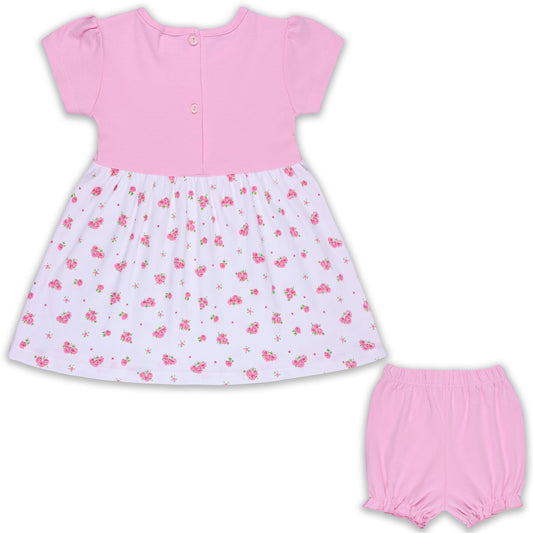 Girls Polka Dot Print A-Line dress