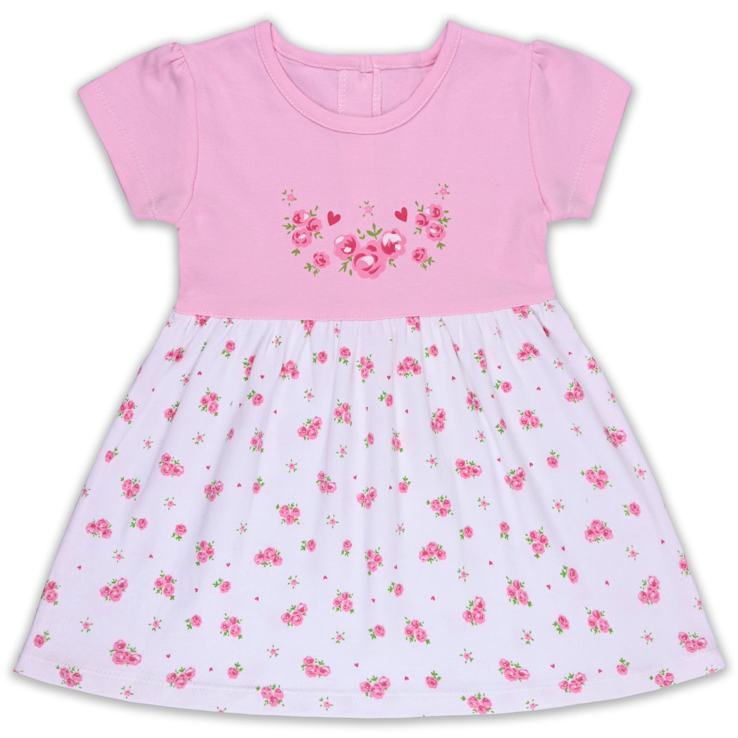 Girls Polka Dot Print A-Line dress