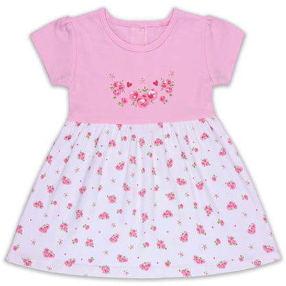 Girls Polka Dot Print A-Line dress