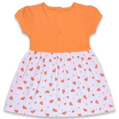 Girls Polka Dot Print A-Line dress