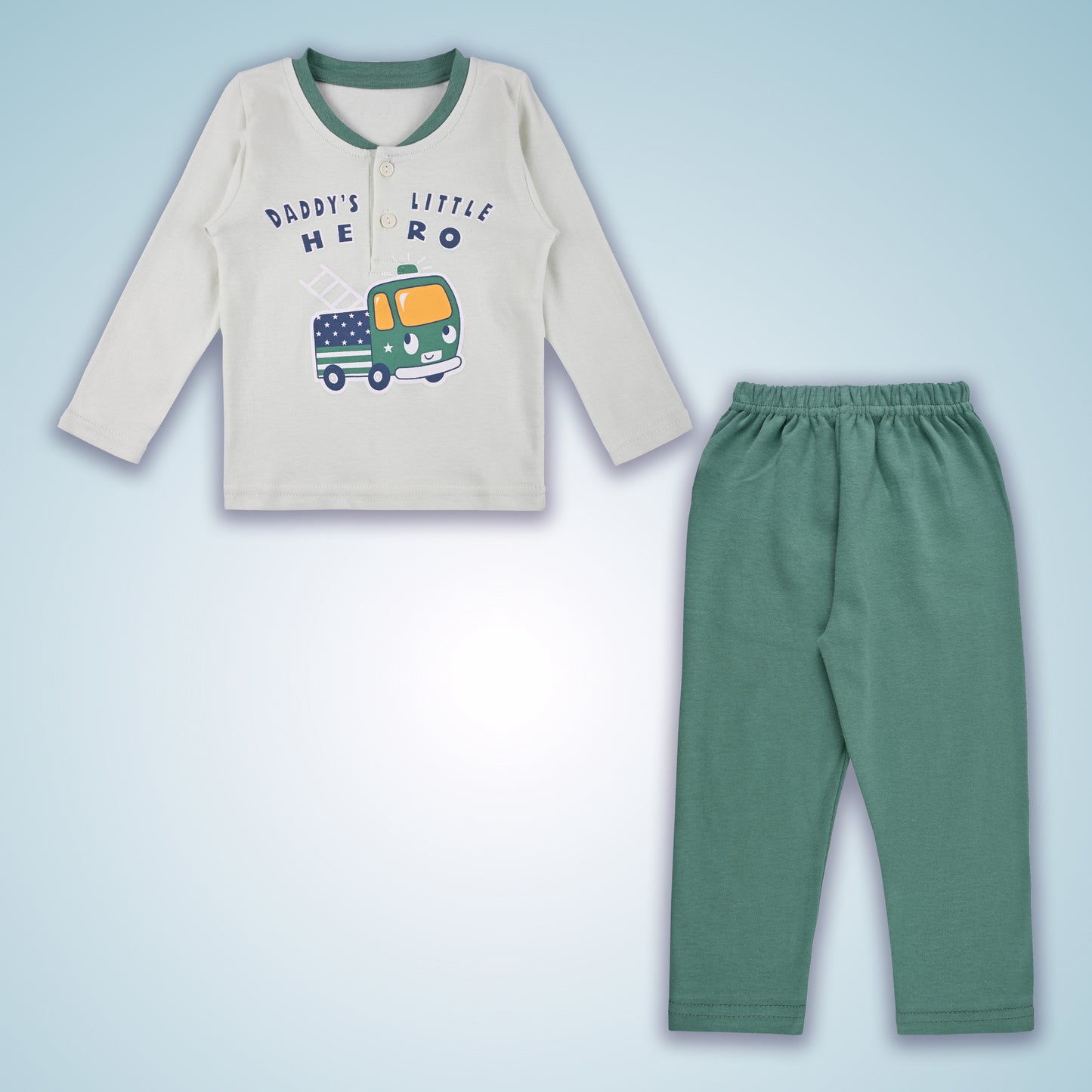 Boys Printed T-Shirt and Track Pant Clothing Set