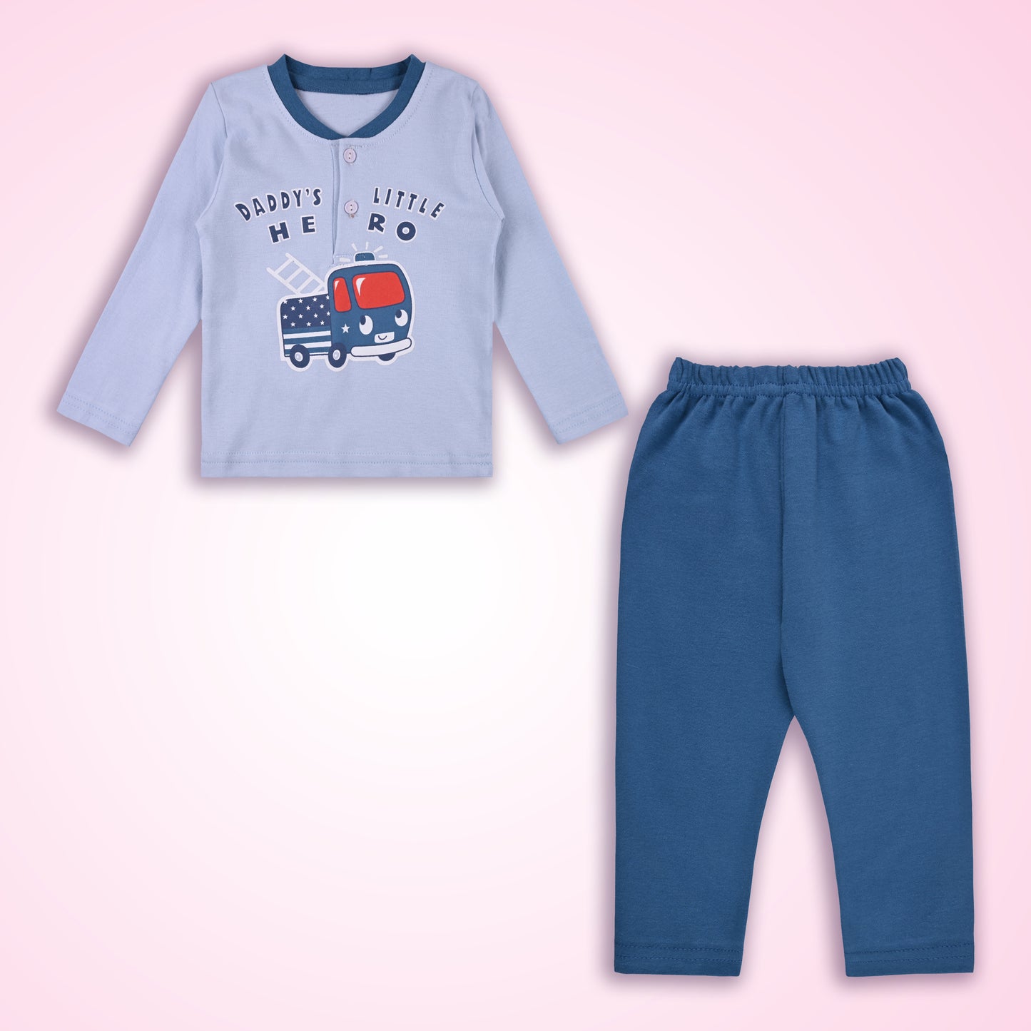 Boys Printed T-Shirt and Track Pant Clothing Set