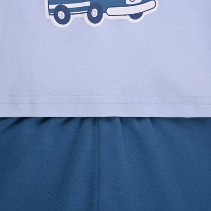 Boys Printed T-Shirt and Track Pant Clothing Set