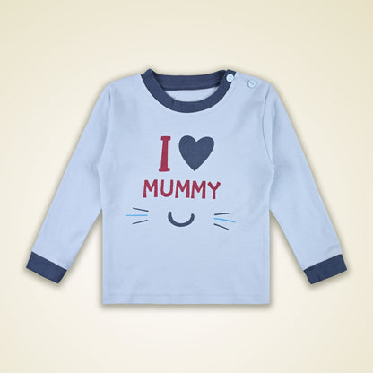 Boys Printed T-Shirt and Pant Clothing Set