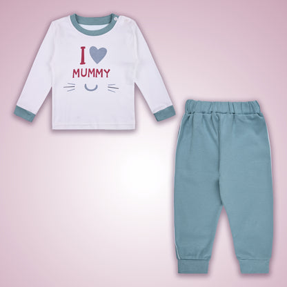 Boys Printed T-Shirt and Pant Clothing Set