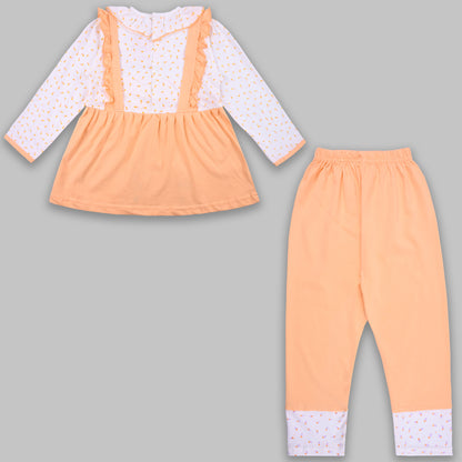 Girls Applique Top and Pant Summer Set