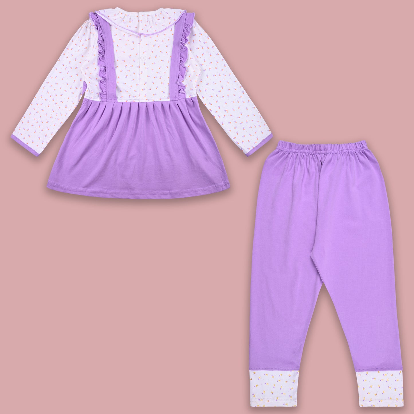 Girls Applique Top and Pant Summer Set