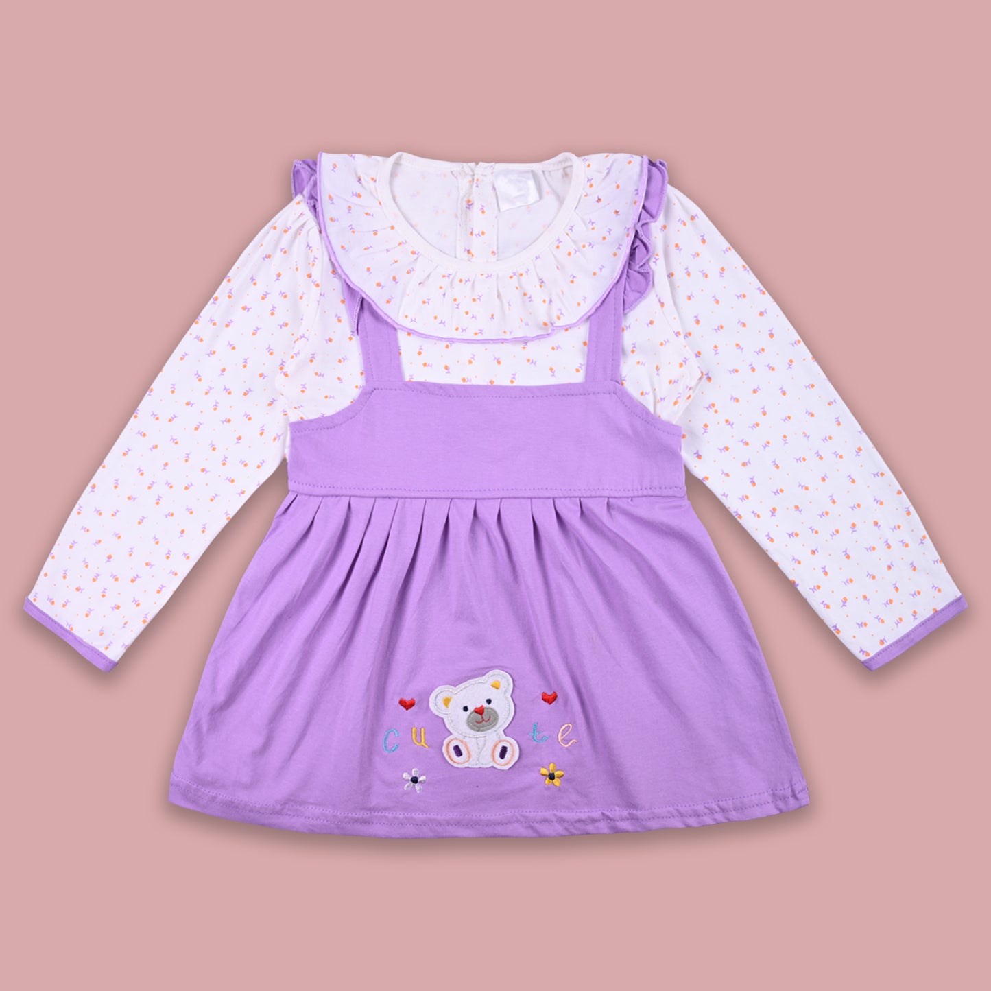 Girls Applique Top and Pant Summer Set