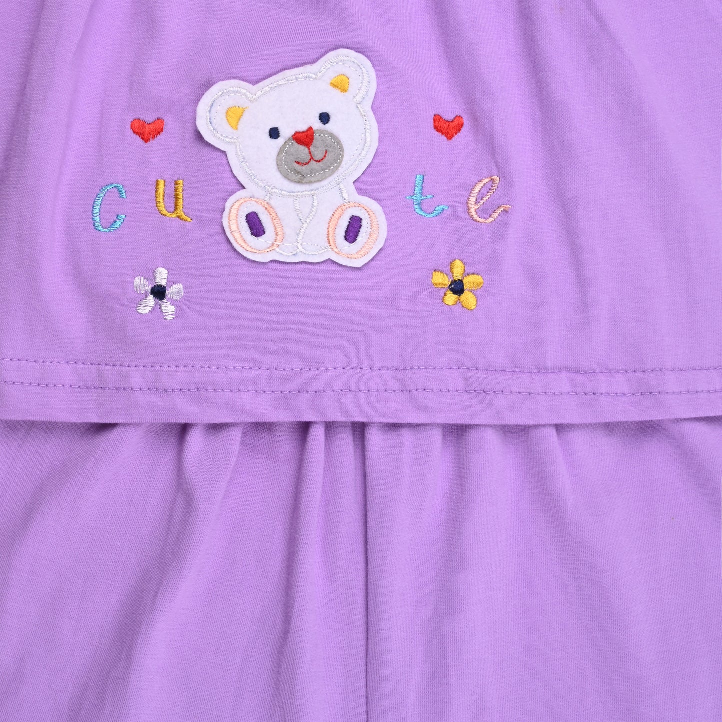 Girls Applique Top and Pant Summer Set