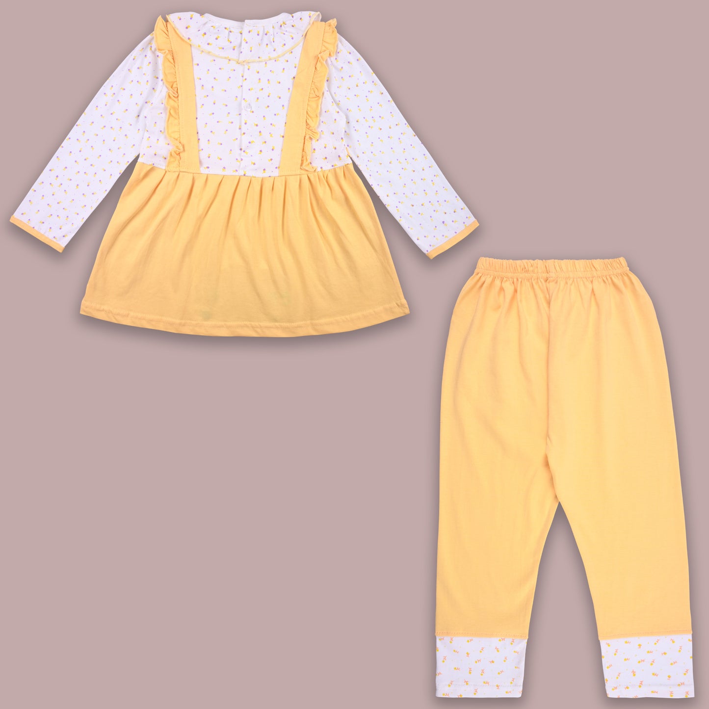 Girls Applique Top and Pant Summer Set